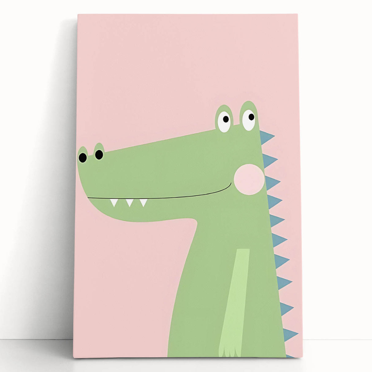 Adorable Crocodile Girls Room Wall Art - Fun & Playful Kids Decor