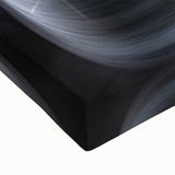 Swirling Light Motion Wall Art – Abstract White Energy Photography