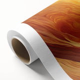 Rolled canvas artwork depicting a vibrant landscape scene with intricate cave formations, showcasing rich colors and textures, elegantly packaged in a protective cardboard tube.