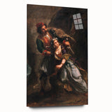 Historical Romanticism Canvas: Selim and Zuleika - Classic Romantic Art