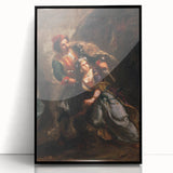 Historical Romanticism Canvas: Selim and Zuleika - Classic Romantic Art