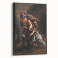 Historical Romanticism Canvas: Selim and Zuleika - Classic Romantic Art