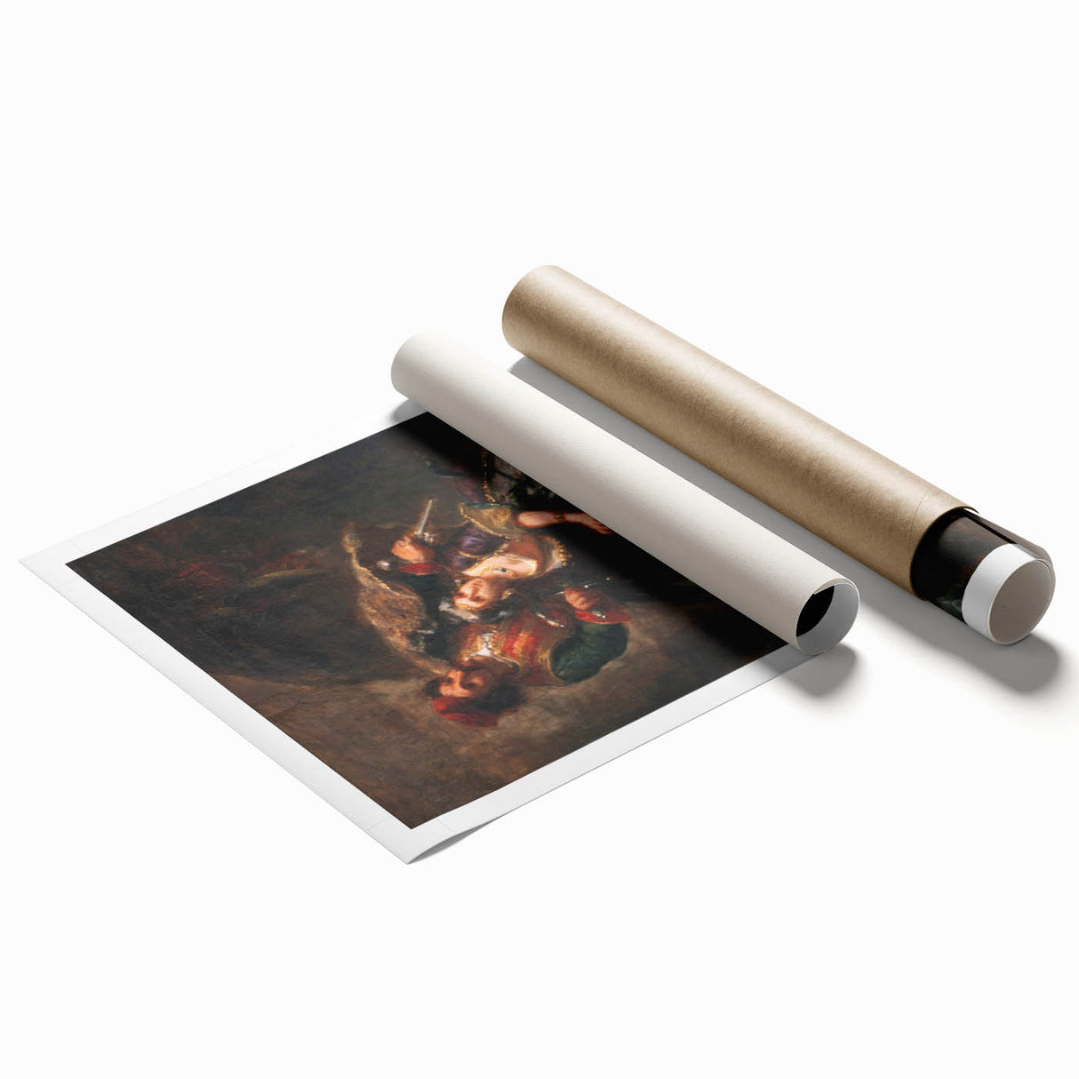 Historical Romanticism Canvas: Selim and Zuleika - Classic Romantic Art