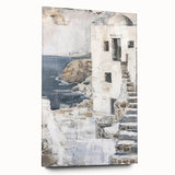 Abstract architectural wall art featuring a side view of an acrylic glass design, showcasing intricate geometric patterns and vibrant colors, ideal for modern decor.