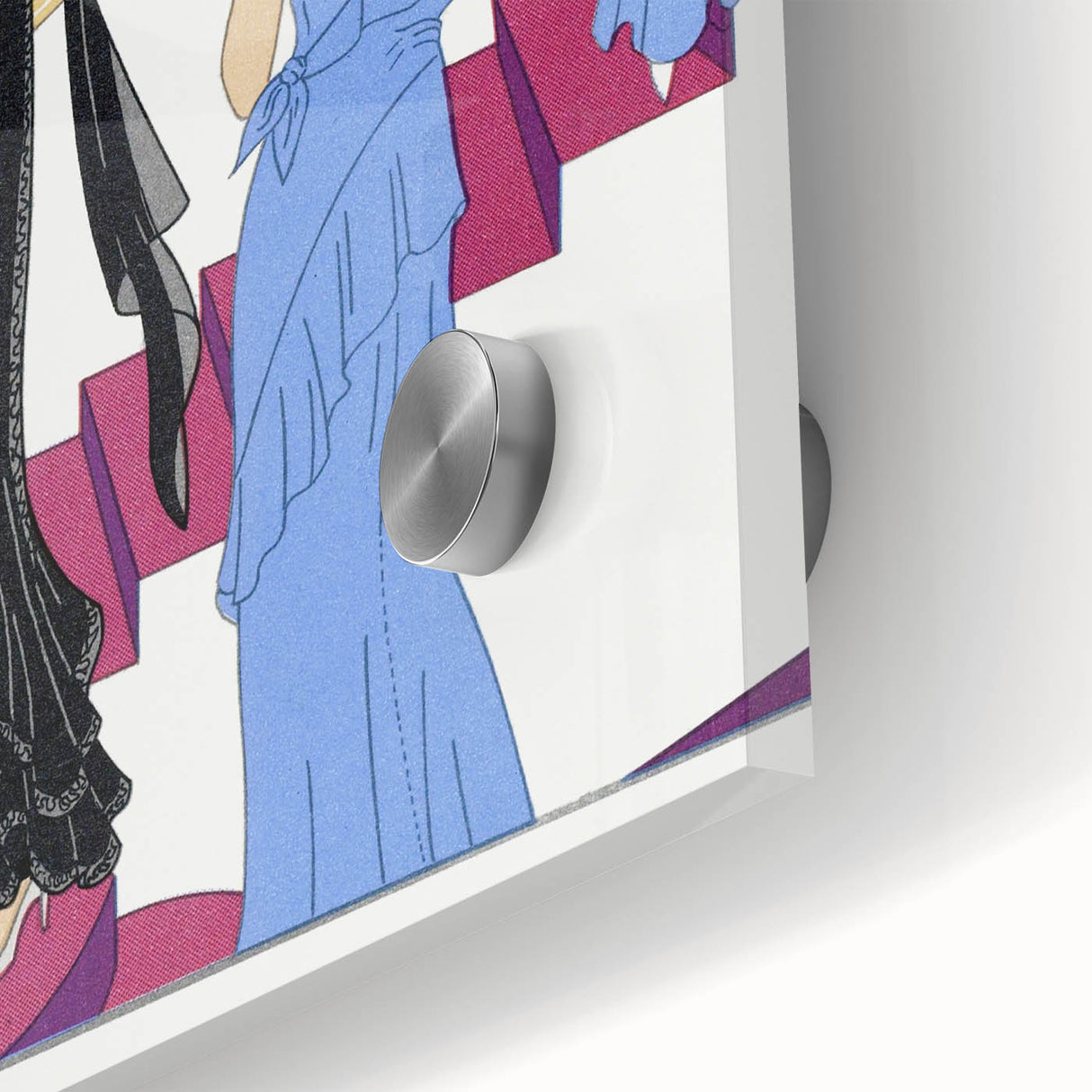Elegant Art Deco Wall Art – 1920s Evening Gowns in Glamorous Setting