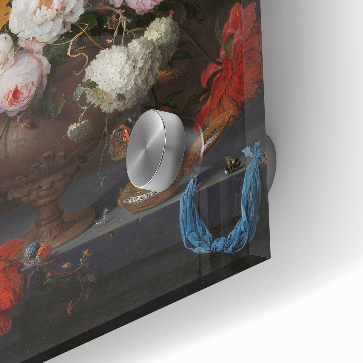 Elegant Baroque Floral Art | Antique Rococo Wall Art Print
