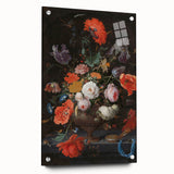 Elegant Baroque Floral Art | Antique Rococo Wall Art Print