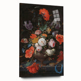 Elegant Baroque Floral Art | Antique Rococo Wall Art Print