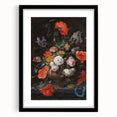 Elegant Baroque Floral Art | Antique Rococo Wall Art Print