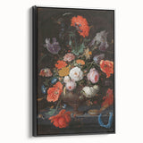 Elegant Baroque Floral Art | Antique Rococo Wall Art Print