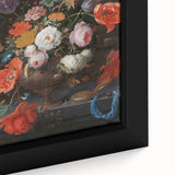 Elegant Baroque Floral Art | Antique Rococo Wall Art Print