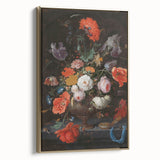 Elegant Baroque Floral Art | Antique Rococo Wall Art Print