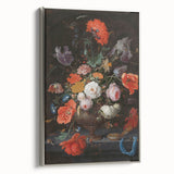 Elegant Baroque Floral Art | Antique Rococo Wall Art Print