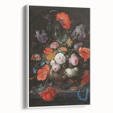 Elegant Baroque Floral Art | Antique Rococo Wall Art Print