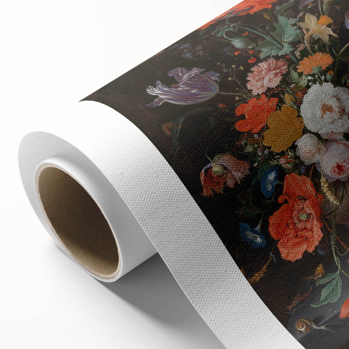 Elegant Baroque Floral Art | Antique Rococo Wall Art Print