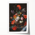 Elegant Baroque Floral Art | Antique Rococo Wall Art Print