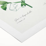 Neoclassical Art Print: Everlasting Pea by Redouté - Classic Floral Decor