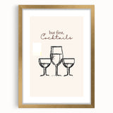 Extra large abstract art print featuring textured swirls in gold and white, framed with a gold mat.