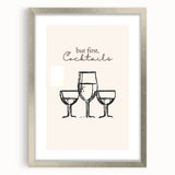 Textured abstract art print in muted earth tones on a framed canvas, ideal for bedroom art.