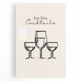 Large black and white stretched canvas depicting various kitchen utensils, ideal for kitchen wall art.