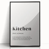 Large abstract wall art featuring a mid-century modernist design in black and white tones on a framed acrylic print.