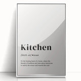 Art deco poster of a stylized fruit bowl in bold, geometric shapes on a white acrylic framed print.