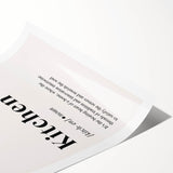 Extra large wall art featuring line art flowers in black on white, rolled print, ideal for large living room decor.