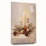 Elegant Candlelit Holiday – Cozy Christmas Wall Decor