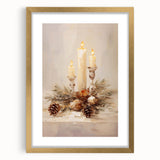 Elegant Candlelit Holiday – Cozy Christmas Wall Decor