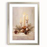 Elegant Candlelit Holiday – Cozy Christmas Wall Decor