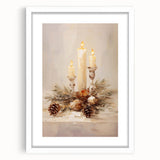 Elegant Candlelit Holiday – Cozy Christmas Wall Decor