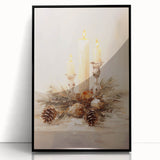 Elegant Candlelit Holiday – Cozy Christmas Wall Decor