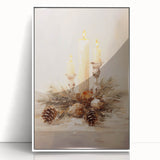 Elegant Candlelit Holiday – Cozy Christmas Wall Decor