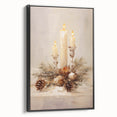 Elegant Candlelit Holiday – Cozy Christmas Wall Decor