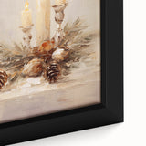Elegant Candlelit Holiday – Cozy Christmas Wall Decor