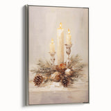 Elegant Candlelit Holiday – Cozy Christmas Wall Decor