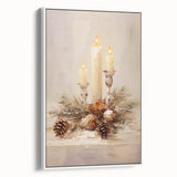 Elegant Candlelit Holiday – Cozy Christmas Wall Decor
