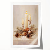 Elegant Candlelit Holiday – Cozy Christmas Wall Decor