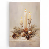 Elegant Candlelit Holiday – Cozy Christmas Wall Decor