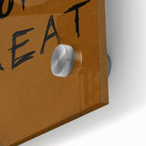 Rustic Trick or Treat Halloween Wall Art - Spooky Typography Decor