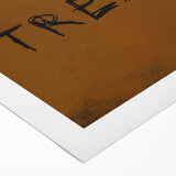 Rustic Trick or Treat Halloween Wall Art - Spooky Typography Decor