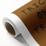 Rustic Trick or Treat Halloween Wall Art - Spooky Typography Decor