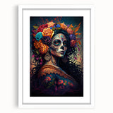 Floral Catrina Portrait – Day of the Dead Decorations