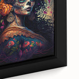 Floral Catrina Portrait – Day of the Dead Decorations