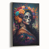 Floral Catrina Portrait – Day of the Dead Decorations