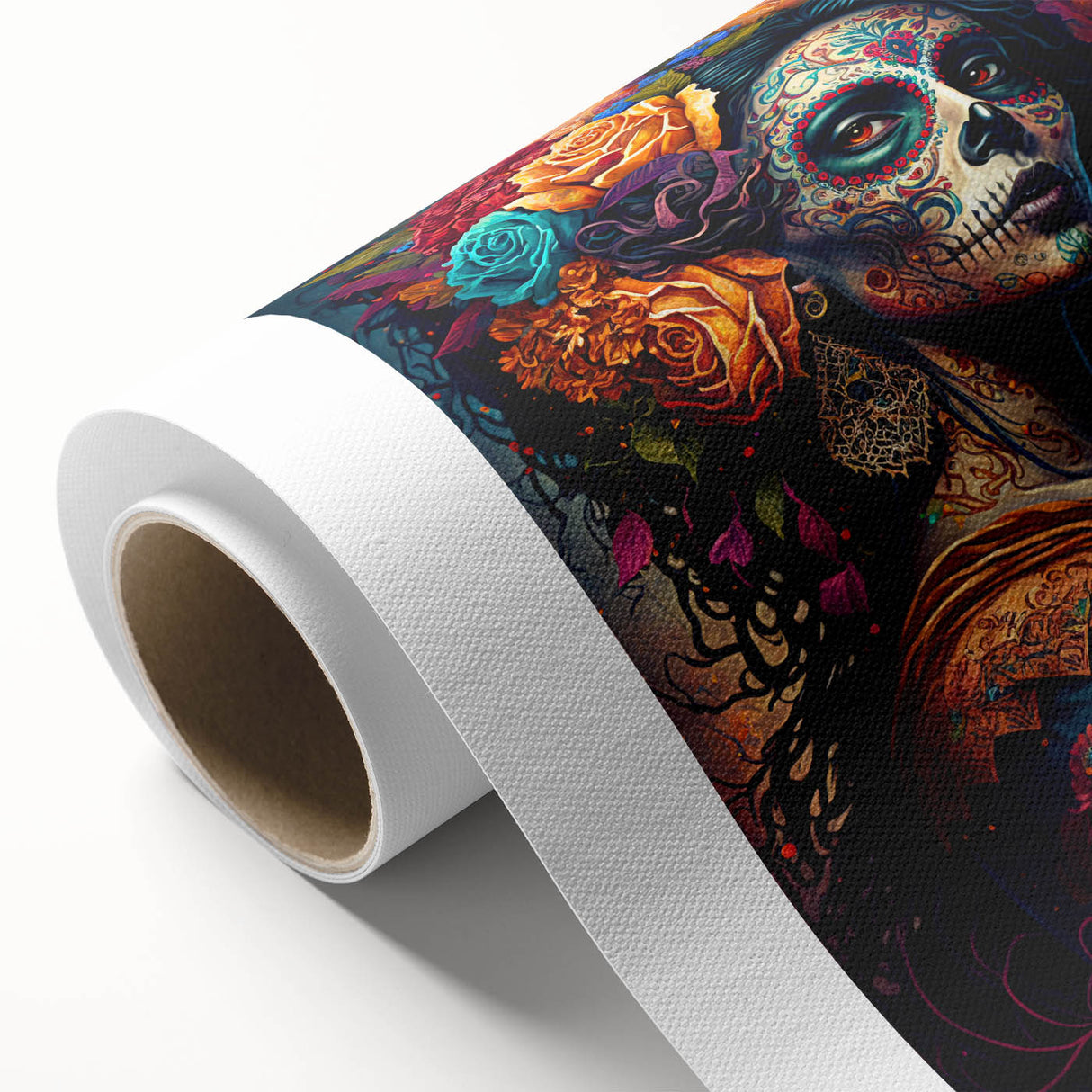 Floral Catrina Portrait – Day of the Dead Decorations