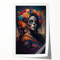 Floral Catrina Portrait – Day of the Dead Decorations