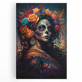 Floral Catrina Portrait – Day of the Dead Decorations