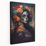 Floral Catrina Portrait – Day of the Dead Decorations