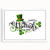Lucky St. Patrick’s Day Wall Art - Irish Typography Print